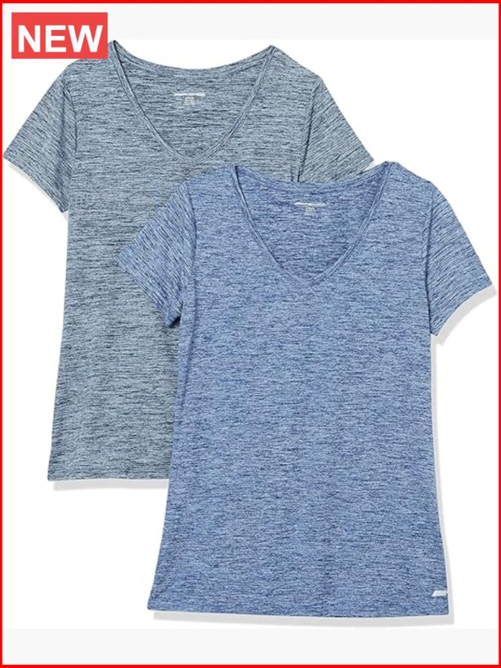 Women's Tech Stretch Short Sleeve V-Neck T-Shirt Pack of 2